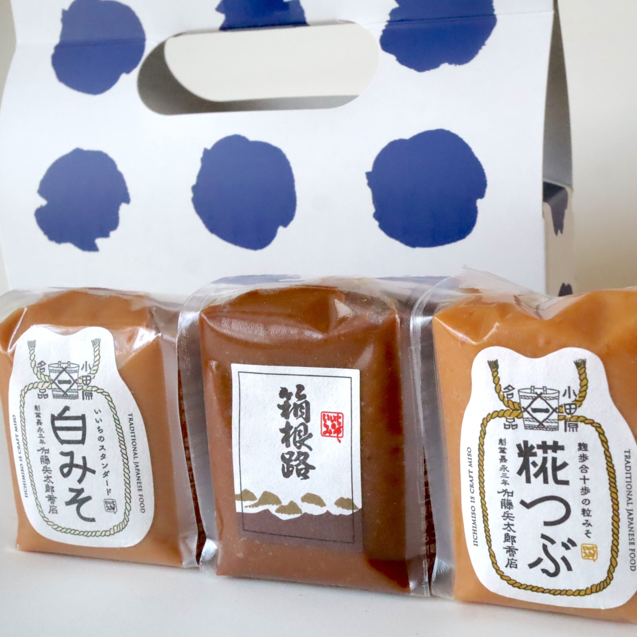 もらって嬉しい!かわいいのに旨すぎる味噌三点ギフト