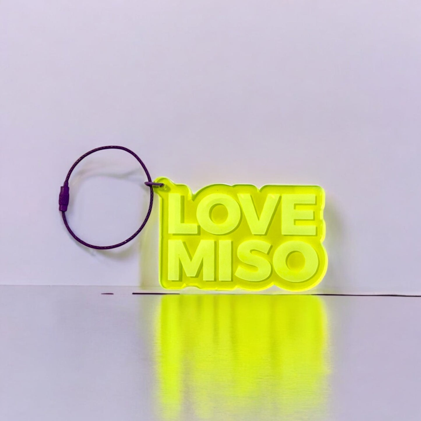 いつも心に味噌愛を LOVEMISOキーホルダー