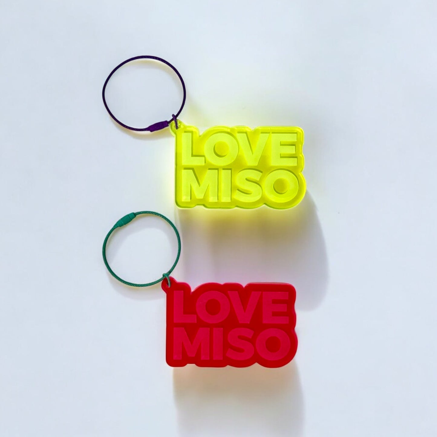 いつも心に味噌愛を LOVEMISOキーホルダー