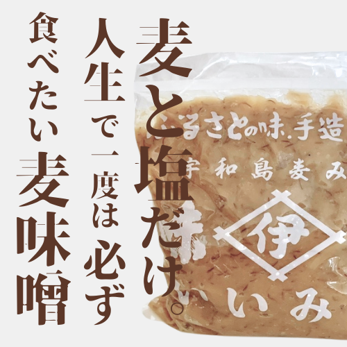 麦と塩だけでつくる、人生で一度は必ず食べたい麦味噌