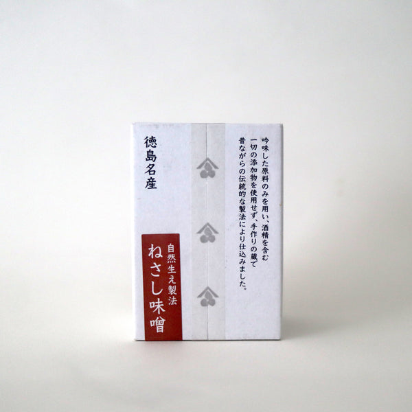三浦醸造所 ねさし味噌 150g 箱正面